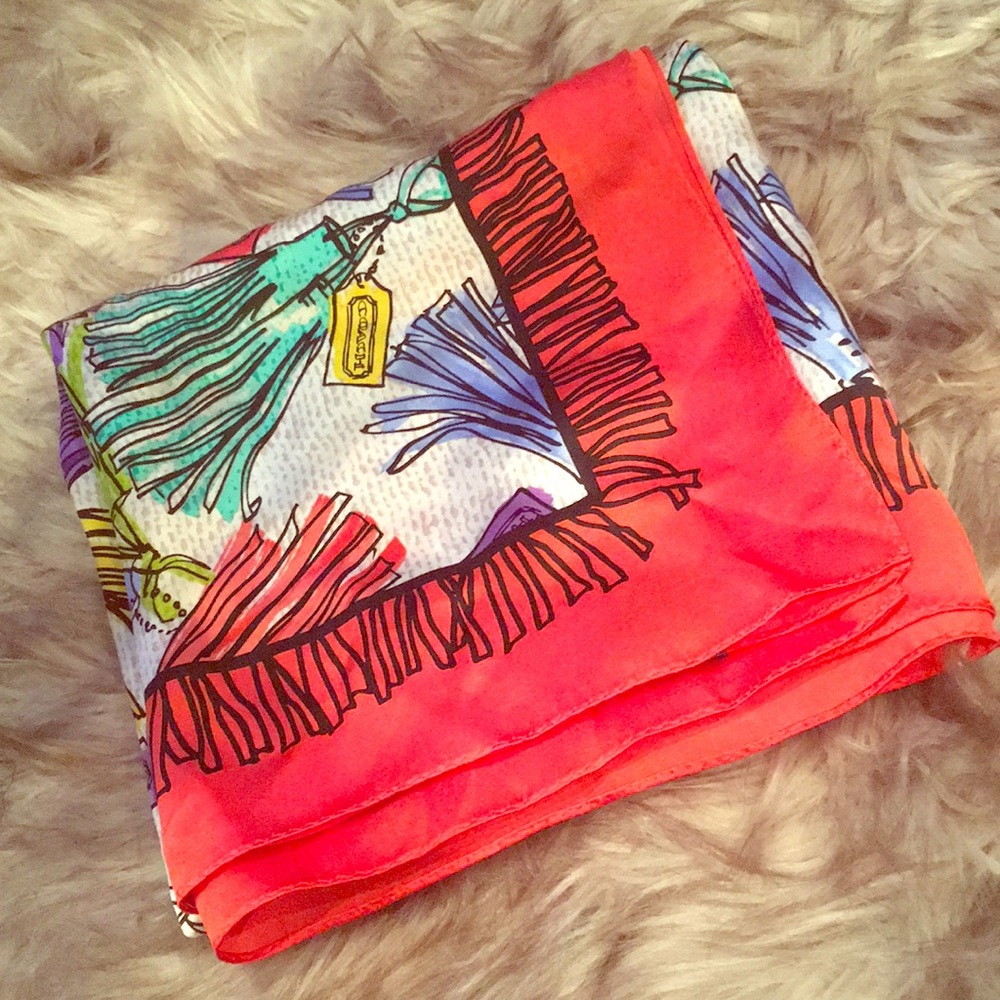 Coach Silk Scarf